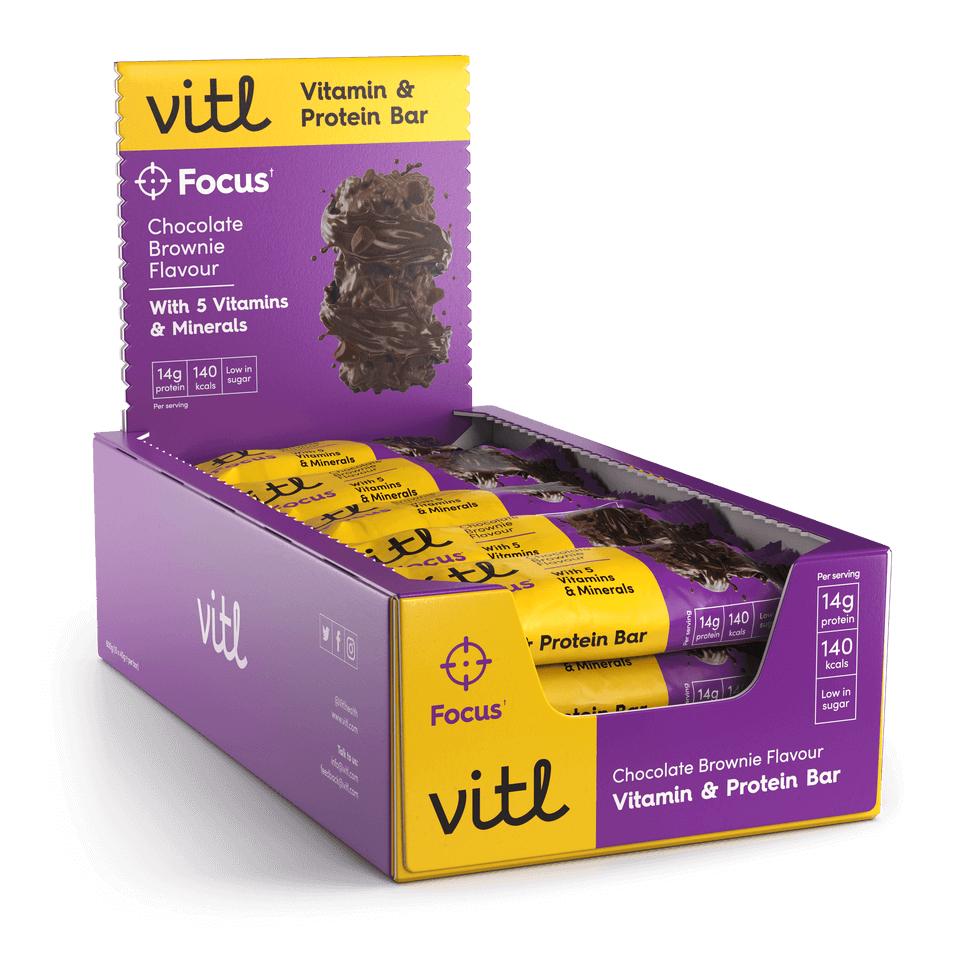 Vitamin & Protein Bar Dark Chocolate & Raspberry Vitl
